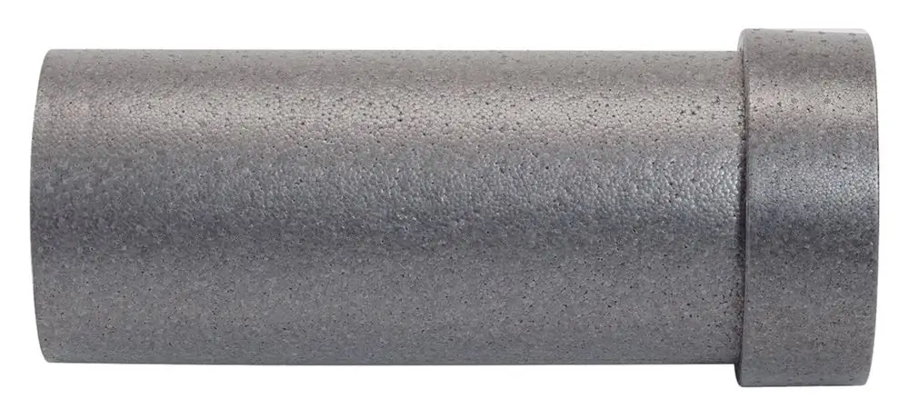 Graues EPP-Rohr mit einem durchgehenden, glatten Design, geeignet für Isolationsanwendungen; das Produkt stammt von Vaillant.
